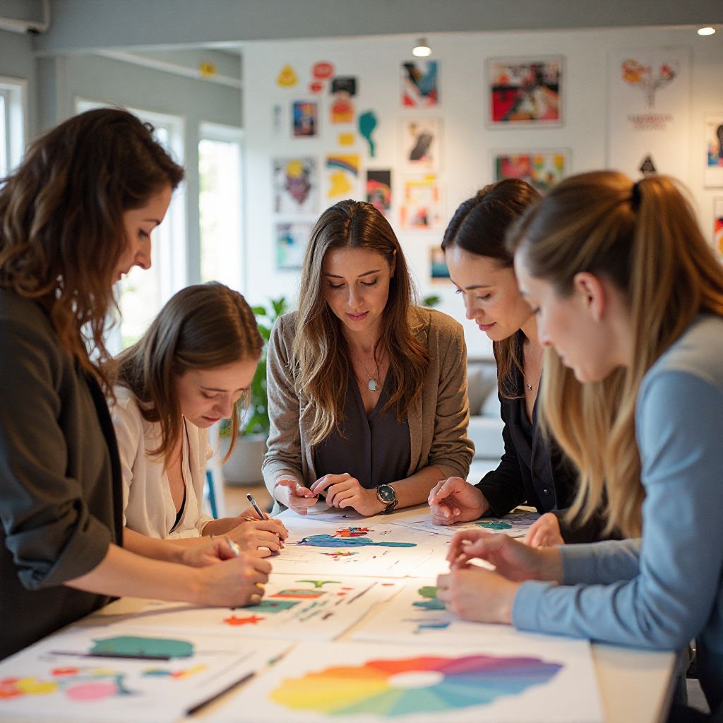 Urban Spark Events team planning celebration